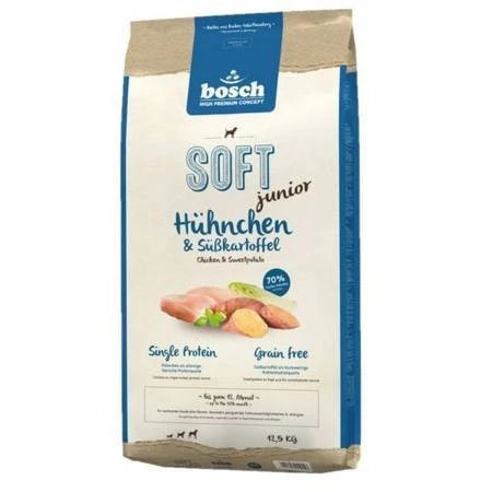 BOSCH Soft Junior Poulet Et Pommes De Terre 12.5kg+Surprise Gratuite Pour Chien 1 BOSCH Soft Junior Poulet Et Pommes De Terre 12.5kg+Surprise Gratuite Pour Chien