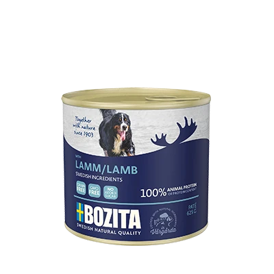 BOZITA Dog : Pâté D'agneau 625g X12 1 BOZITA Dog : Pâté D'agneau 625g X12