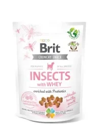 Brit Care Dog Crunchy Cracker Puppy Insects Rich In Whey 200g X12