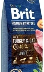 Brit Premium By Nature Light Avec Dinde Et Avoine 15kg + Surprise Gratuite Pour Chien