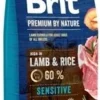 Brit Premium By Nature Sensitive Avec Agneau Et Riz 15kg