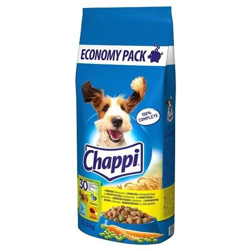 Chappi Croquettes Pour Chien Avec Volaille Et Légumes 13,5kg 1 Chappi Croquettes Pour Chien Avec Volaille Et Légumes 13,5kg