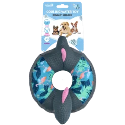 CoolPets Ring O' Sharky (Flamingo) Ring REKIN Water Toy 36cm -Promos Paw Mignon Boutique fre pl CoolPets Ring o Sharky Flamingo Ring REKIN water toy 36cm 30506 3