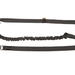 Dingo Laisse Avec Amortisseur Et Poignée Noir 170cm