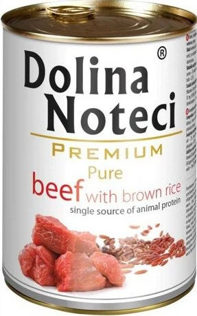 Dolina Noteci Premium Pure Boeuf Avec Riz Brun 800g X6 1 Dolina Noteci Premium Pure Boeuf Avec Riz Brun 800g X6