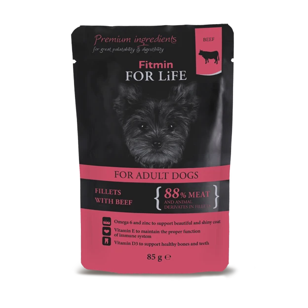 Fitmin Dog For Life Adult Bœuf En Sauce 85g X 12 2 Fitmin Dog For Life Adult Bœuf En Sauce 85g X 12 – Image 2