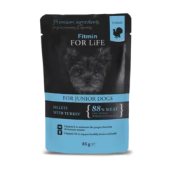 Fitmin Dog For Life Junior Dinde En Sauce 85g X 12