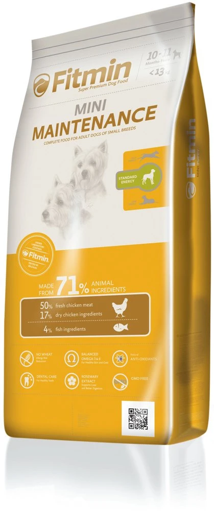 Fitmin Mini Maintenance Poulet 1,5kg + Surprise Gratuite Pour Votre Chien 1 Fitmin Mini Maintenance Poulet 1,5kg + Surprise Gratuite Pour Votre Chien