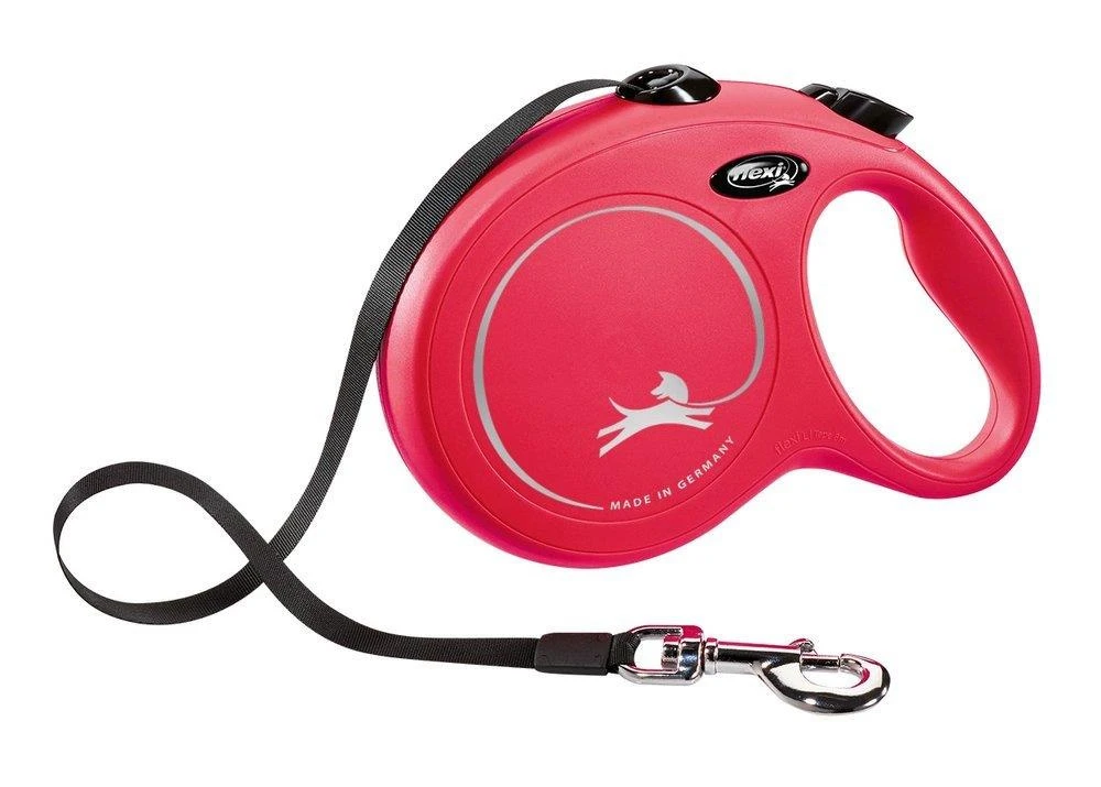 Flexi Laisse New Classic L Ruban 8m Jusqu'à 50kg Rouge 1 Flexi Laisse New Classic L Ruban 8m Jusqu'à 50kg Rouge