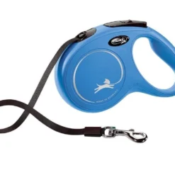 Flexi Laisse New Classic M Ruban 5m Jusqu'à 25kg Bleu