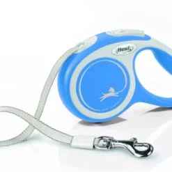 Flexi Laisse New Comfort L Ruban 5m Jusqu'à 50kg Bleu + Surprise Gratuite Pour Chien