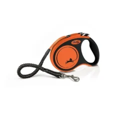 Flexi Laisse Xtreme S Ruban 5m Jusqu'à 20kg Orange + Surprise Gratuite Pour Chien