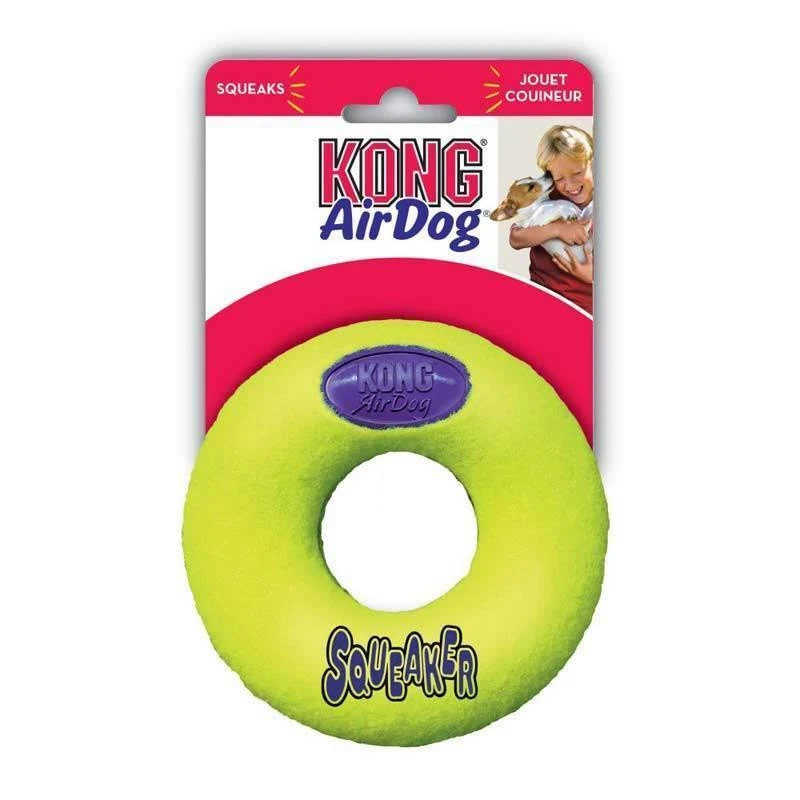 KONG AIRDOG SQUEAKER DONUT - Jouet Pour Chien - L 1 KONG AIRDOG SQUEAKER DONUT - Jouet Pour Chien - L