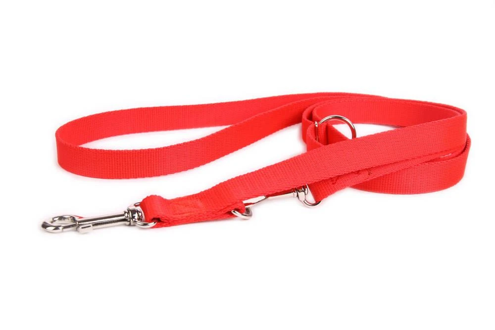 Laisse Réglable DogStuffs - Rouge 15mm/220cm 1 Laisse Réglable DogStuffs - Rouge 15mm/220cm