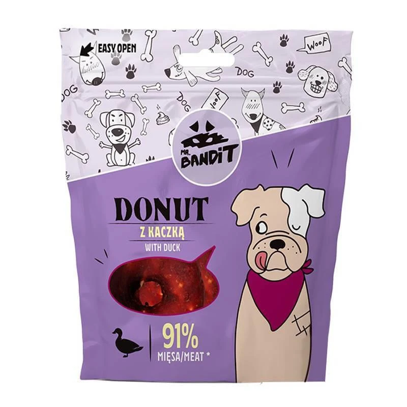 Mr Bandit - Donut - Avec Canard 500g X12 1 Mr Bandit - Donut - Avec Canard 500g X12