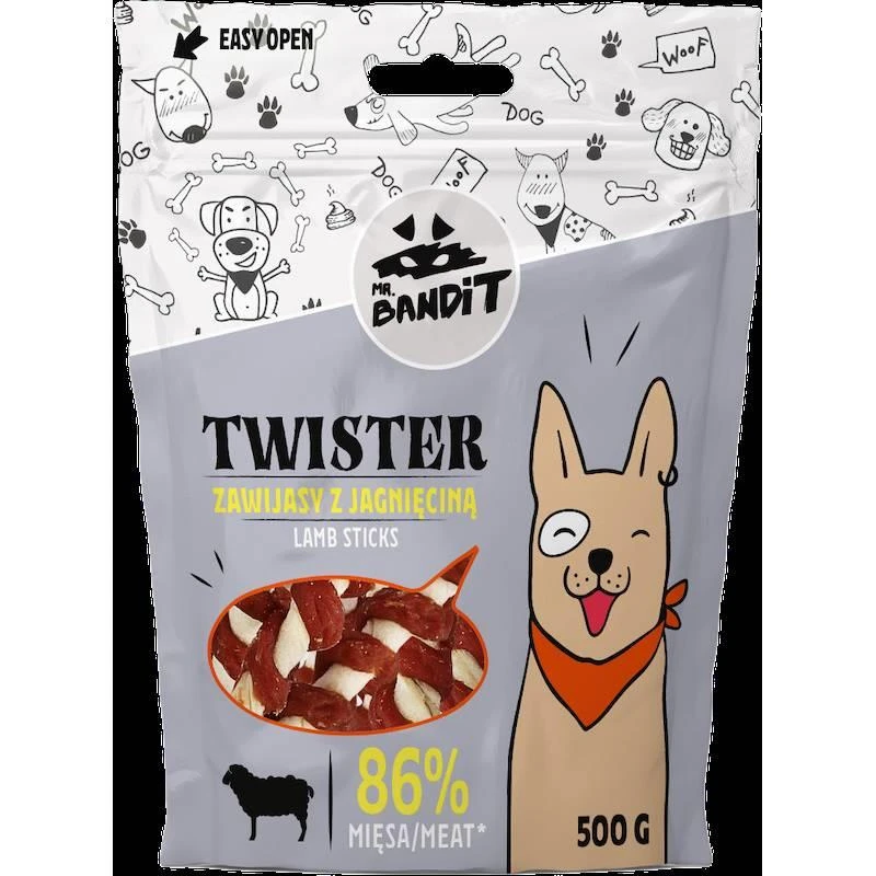 Mr Bandit - Twister - Wraps à L'agneau 500g X2 2 Mr Bandit - Twister - Wraps à L'agneau 500g X2 – Image 2