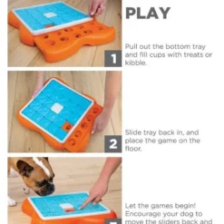 Nina Ottosson Dog Challenge Slider - Un Jeu Interactif Pour Les Chiens - Niveau 3. -Promos Paw Mignon Boutique fre pl Nina Ottosson Dog Challenge Slider un jeu interactif pour les chiens niveau 3 25986 5