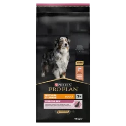 PURINA PRO PLAN PRO PLAN Sensitive Skin Croquettes Pour Chien Adulte Medium & Large Riches En Saumon 14kg + Surprise Gratuite Pour Chien -Promos Paw Mignon Boutique fre pl PRO PLAN Sensitive Skin Medium Large Adult croquettes riches en saumon 14kg 8521 4