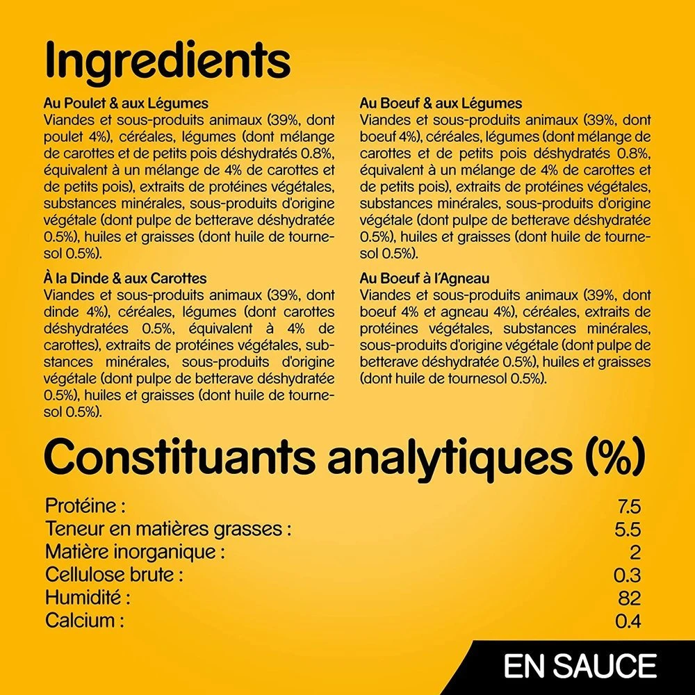 Pedigree Croquettes Pour Chiens Adultes Au Poulet, Au Bœuf, à La Dinde Et à L'agneau 12x100g 6 Pedigree Croquettes Pour Chiens Adultes Au Poulet, Au Bœuf, à La Dinde Et à L'agneau 12x100g – Image 6