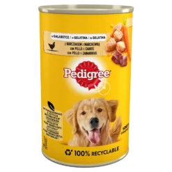 Pedigree Nourriture Humide Pour Chiens Adultes Avec Poulet Et Légumes En Gelée 400g X24 -Promos Paw Mignon Boutique fre pl Pedigree Nourriture humide pour chiens adultes avec poulet et legumes en gelee 400g 9633 1 2
