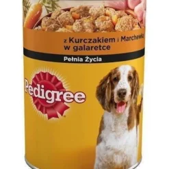 Pedigree Nourriture Humide Pour Chiens Adultes Avec Poulet Et Légumes En Gelée 400g X24 -Promos Paw Mignon Boutique fre pl Pedigree Nourriture humide pour chiens adultes avec poulet et legumes en gelee 400g x24 25287 3