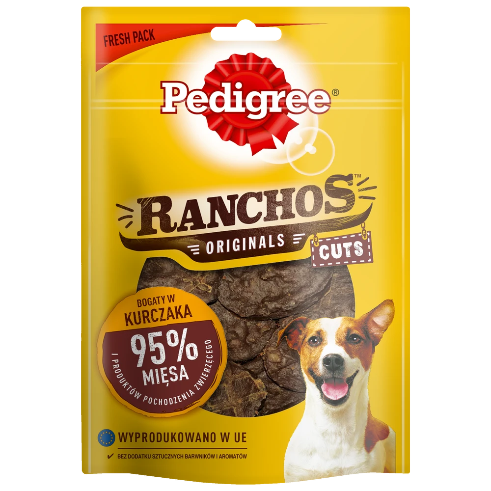 Pedigree Ranchos Originals Cuts Friandise Pour Chiens Adultes Au Poulet 65g X12 2 Pedigree Ranchos Originals Cuts Friandise Pour Chiens Adultes Au Poulet 65g X12 – Image 2