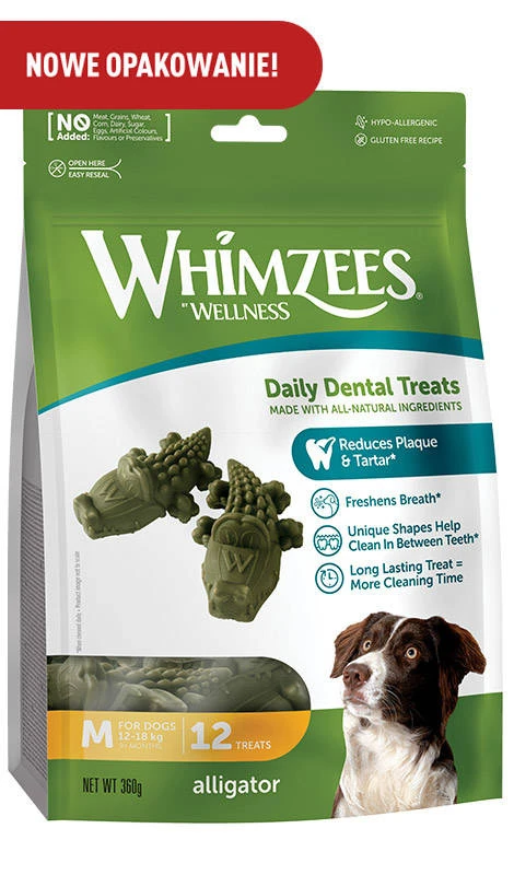 WHIMZEES WHIMZEES Alligator M 12 Pcs 1 WHIMZEES WHIMZEES Alligator M 12 Pcs
