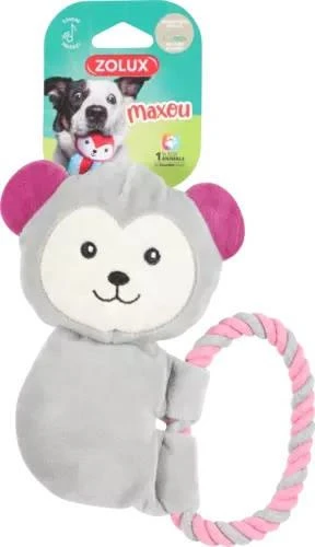 ZOLUX Jouet MAXOU Avec Ficelle Couleur Gris 2 ZOLUX Jouet MAXOU Avec Ficelle Couleur Gris – Image 2